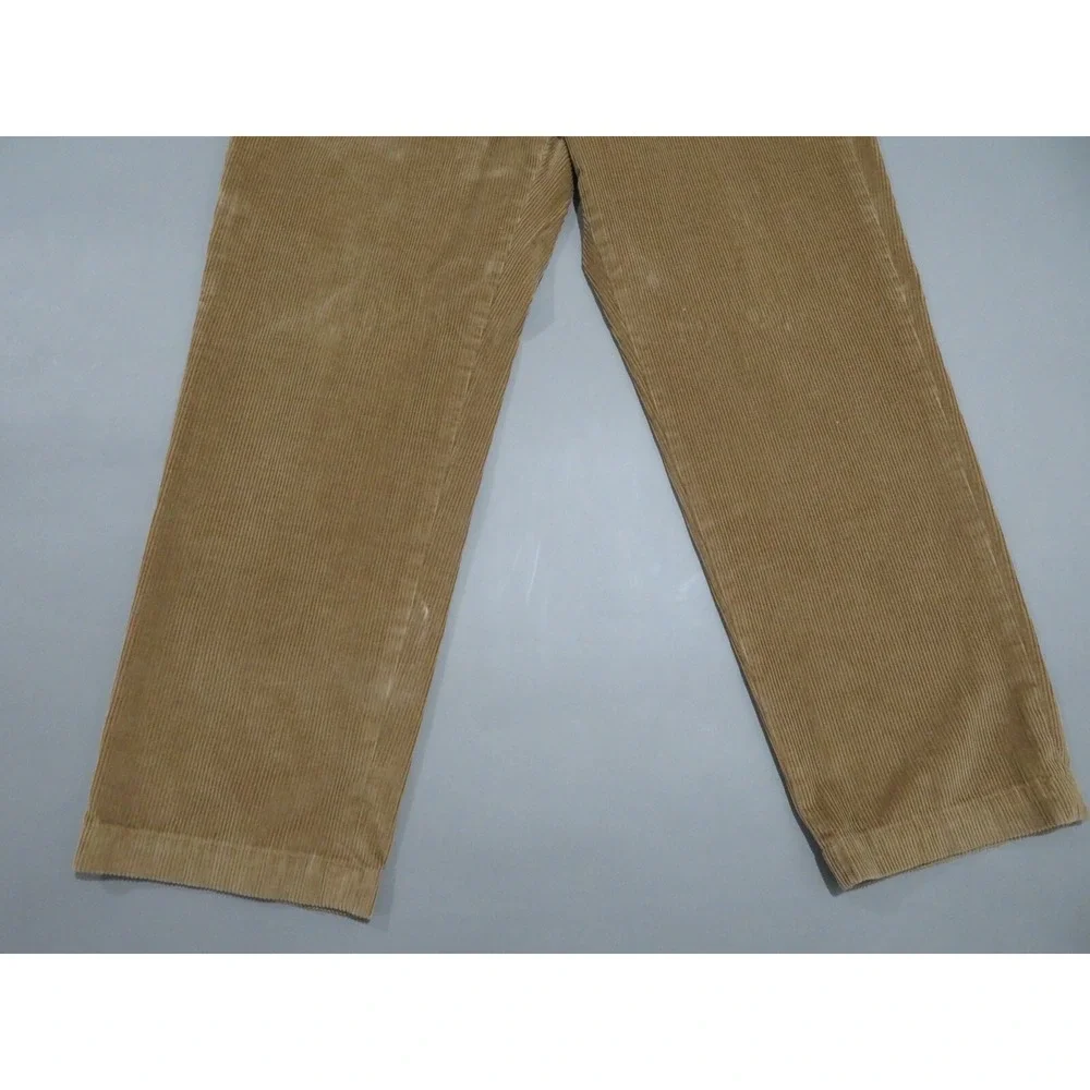 Brooks Brothers Corduroy Pants Mens 38x32 Brown Pockets Straight Casual